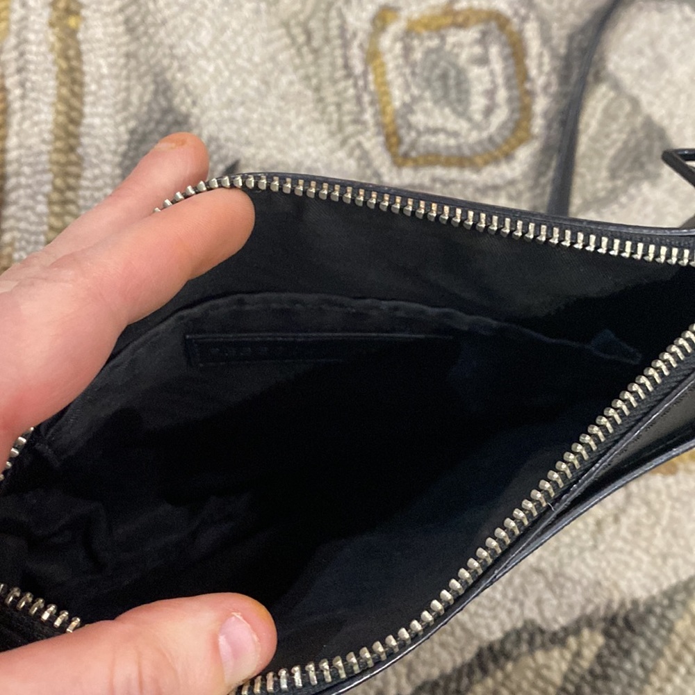 π Rebecca minkoff black leather medium shoulder bag π - Picture 7 of 11